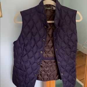 Eddie Bauer quilted vest  premium  goose down